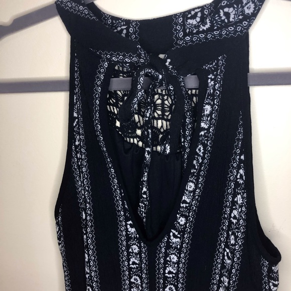 ALYA Black/White Sleeveless Dress Sz S - Picture 3 of 7